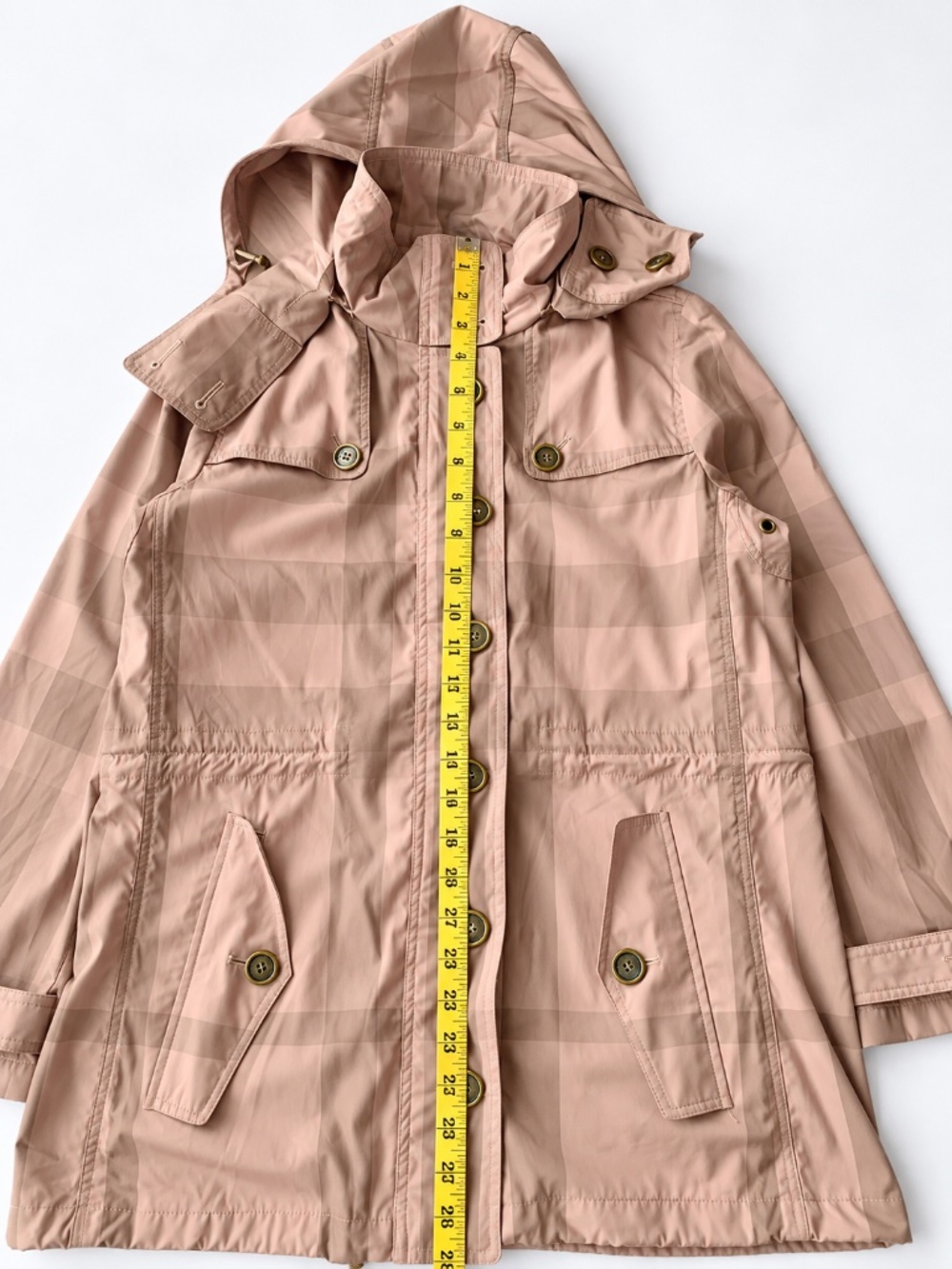 Burberry Brit Trench Coast Size 6 - Picture 11 of 12